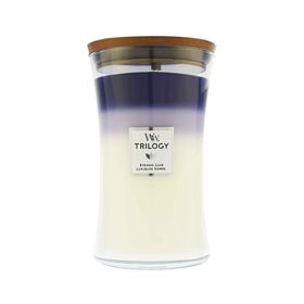 WoodWick Trilogy Evening Luxe Duftkerze mit Docht