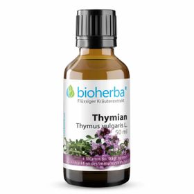 Bioherba Thymian Thymus vulgaris L. Tropfen Tinktur Extrakt