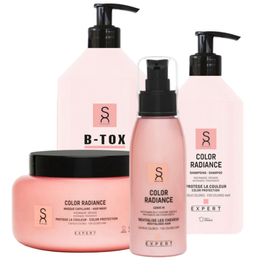 Sacha Care - Color Radiance Pflegeset - Shampoo  - Maske  - B-Tox  - Leave-In