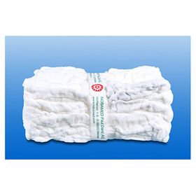 NOBA Bauchtuch vorgewaschen mit Schlaufe 4-lagig 45 cm x 45 cm