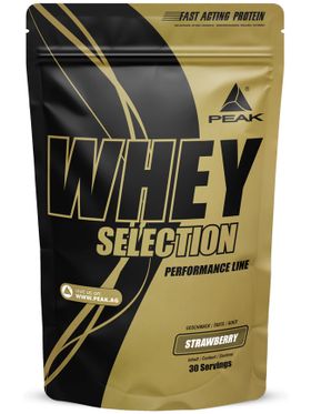 PEAK Whey Selection - Geschmack Strawberry
