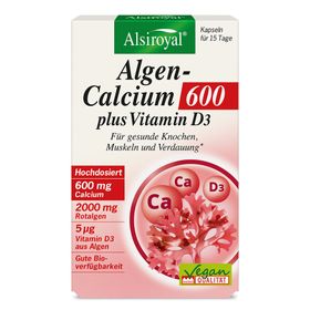 Alsiroyal Algen-Calcium 600 plus Vitamin D3