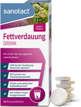 sanotact Fettverdauung Drink Brausetabletten