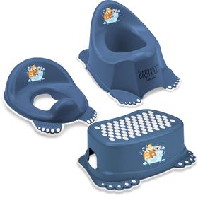 Babykajo 3 Töpfchenset - Töpfchen, Hocker & WC-Trainer