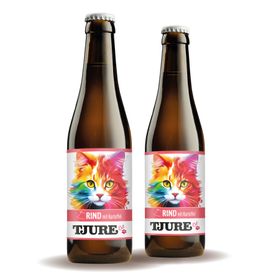 TJURE Katzensmoothie - Doppelpack Rind mit Kartoffel 2 x 220 ml