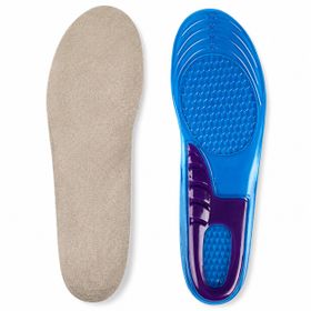 COOL-i Gel Einlegesohlen,Orthopädisch, stoßdämpfend & weich für Ferse und müde Füße, waschbar