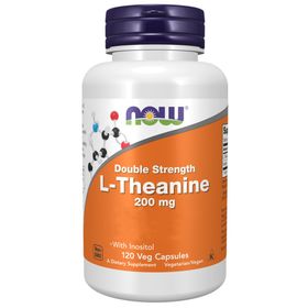 Now Foods, Double Strength L-Theanine, 200mg