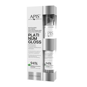 APIS PLATINUM GLOSS, Revitalisierende Augencreme mit Platin- und bioaktiven Peptiden