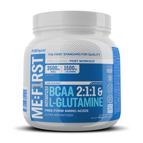 Polleo Me:First Instantized BCAA 2:1:1 & L-Glutamine, 250 g, Unflavoured