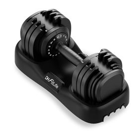 DH FitLife 2,5 bis 25 kg Verstellbare Hanteln mit 18 Gewichtsstufen
