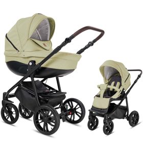 Friedrich Hugo Minigo Flow 2 in 1 Kombikinderwagen Luftreifen, Beige