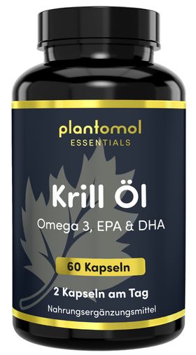 plantomol® Essentials - Krill-Öl Kapseln - Omega 3 Fettsäuren