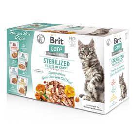 Brit Care Cat Flavour box - Fillets in Gravy - Sterilized