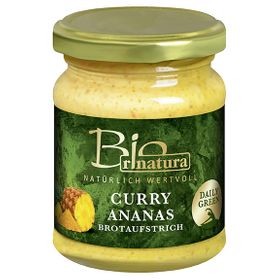Bio Rinatura Brotaufstrich Curry-Ananas Bio