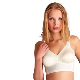 MYSANITY Stütz-BH aus Satin, Cup C, mit hohem Unterbrustband