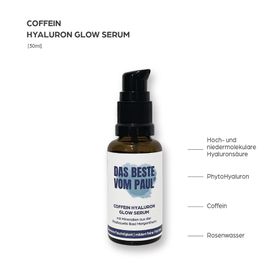 Das Beste vom Paul HYALURON GLOW SERUM mit pflanzlichem Phytohyaluron