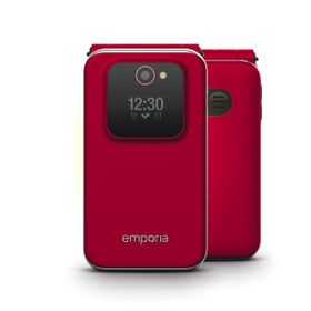 emporia JOY Senioren Klapptelefon rot 2G 128MB 2,8 Zoll 2MP Notruffunktion