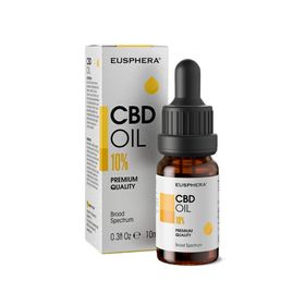 CBD-Öl 10% – THC-freies Vollspektrumöl für Ruhe & Schlaf | Hemp Extract - Eusphera