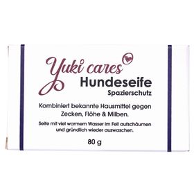 Yuki cares Hundeseife Spazierschutz