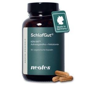 neotes SchlafGut KSM66 Ashwagandha + Melatonin