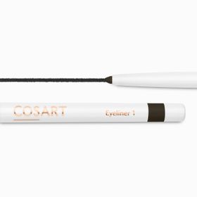 COSART Eyeliner wisch und wasserfest auch bei empfindlicher Haut mit Bisabol und Provitamin E