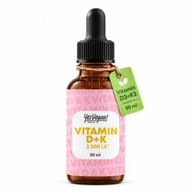 Vitamin D3 K2 Tropfen (2500 IE pro Tropfen für 500 Tage) Vitamin D Tropfen hochdosiert Sonnenvitamin