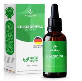 Vitabay Chlorophyll Tropfen- aus Alfalfa und Chlorella