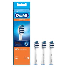 Oral-B - Aufsteckbürsten "TriZone" in Weiß