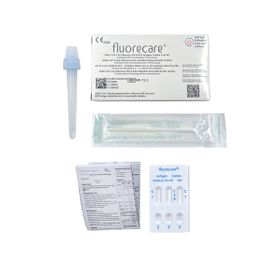 fluorecare® 4in1 SARS-CoV-2, Influenza A/B & RSV Combo-Schnelltest + Gratis Nanovio FFP2 Maske