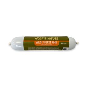 Wolf´s Nature ® Wilde Wurst Rind für Hunde