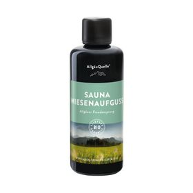 AllgäuQuelle Sauna Wiesenaufguss: Aufgussmittel mit Bio Duft-Öl Wintergrün, Rosmarin, Zirbe