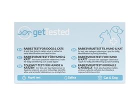 GetTested Tollwut-Test für Hunde & Katzen