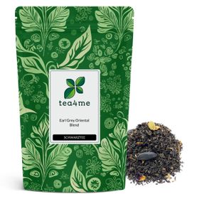 tea4me Earl Grey Oriental Schwarztee mit Bergamotte-Tonkabohne-Geschmack