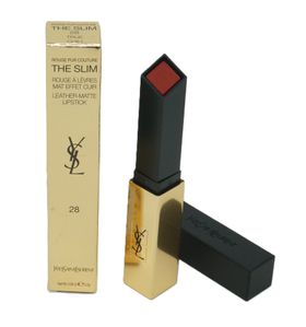 Yves Saint Laurent The Slim Leather-Matte Lipstick Lippenstift 28 True Chili