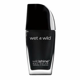 Wet n Wild Wild Shine Nagellack E485D Black Creme