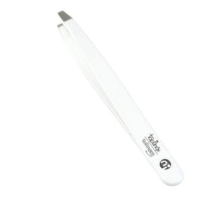 Niegeloh Solingen Pinzette, gebogen, rostfrei, TopInox, weiß