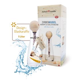 ZirbenFamilie Original ZirbenKugel Edelsteinstab Set SPIEGELAU