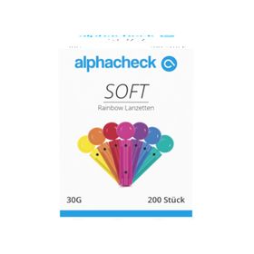 alphacheck soft Rainbow Lanzetten
