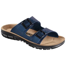 Birkenstock Damen-/Herren-PU-Pantolette, Bilbao BF Blue
