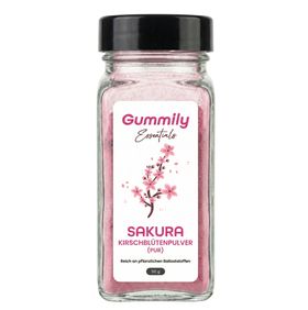 Gummily® Sakura-Pulver (Prunus serrulata) - LABORGEPRÜFT - reich an Anthocyanen und Flavonoiden