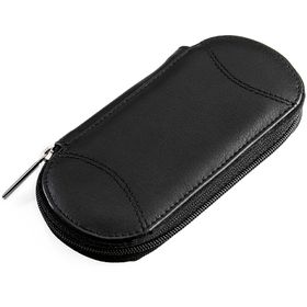 REMOS Etui "Tellus", echtes Leder, schwarz, leer