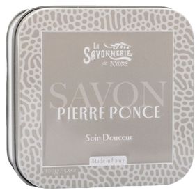La Savonnerie de Nyons - Metallbox mit Seife - Bimsstein Seife
