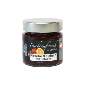 Schrader Fruchtaufstrich Kirsch-Feige mit Rotwein