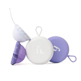 Bodyotics Comfydisc Wiederverwendbare Menstruationsscheibe | 2 Stück S & L | 12 Stunden Schutz