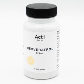 Resveratrol 500mg - Act1 just be.