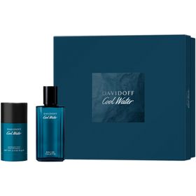 Davidoff, Cool Water Set = E.d.T. Nat. Spray 75 ml + Deodorant Stick 75 ml