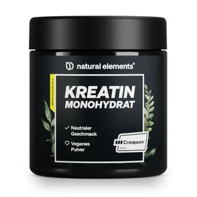 natural elements Kreatin Monohydrat Pulver – Creapure®
