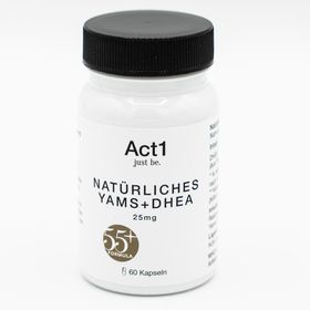 Natürliches Yams+DHEA 25mg - Act1 just be.