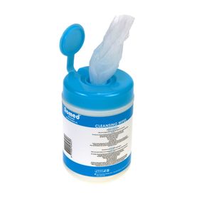 Romed Reinigungstücher 11 cm in Spenderdose