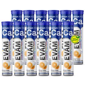 EVÄM Calcium + Vitamin C Brausetabletten - 12 Set